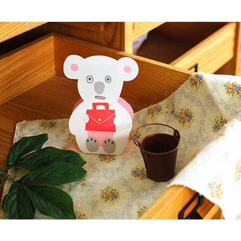 Jam studio Stand up cute animal message card with envelope Jam studio Stand up cute animal message card with envelope