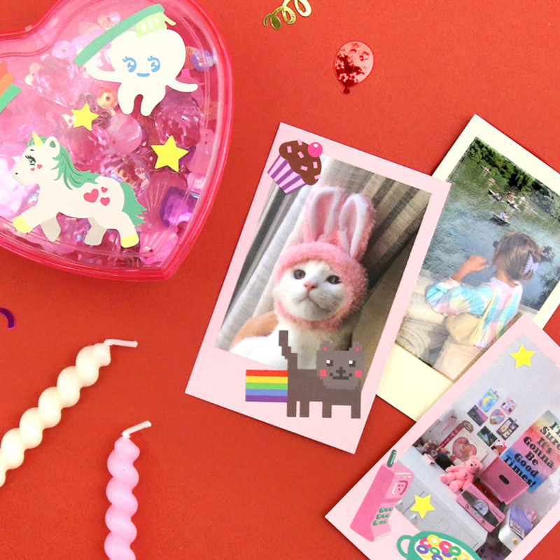 Usage example - Project retro my juicy bear removable sticker