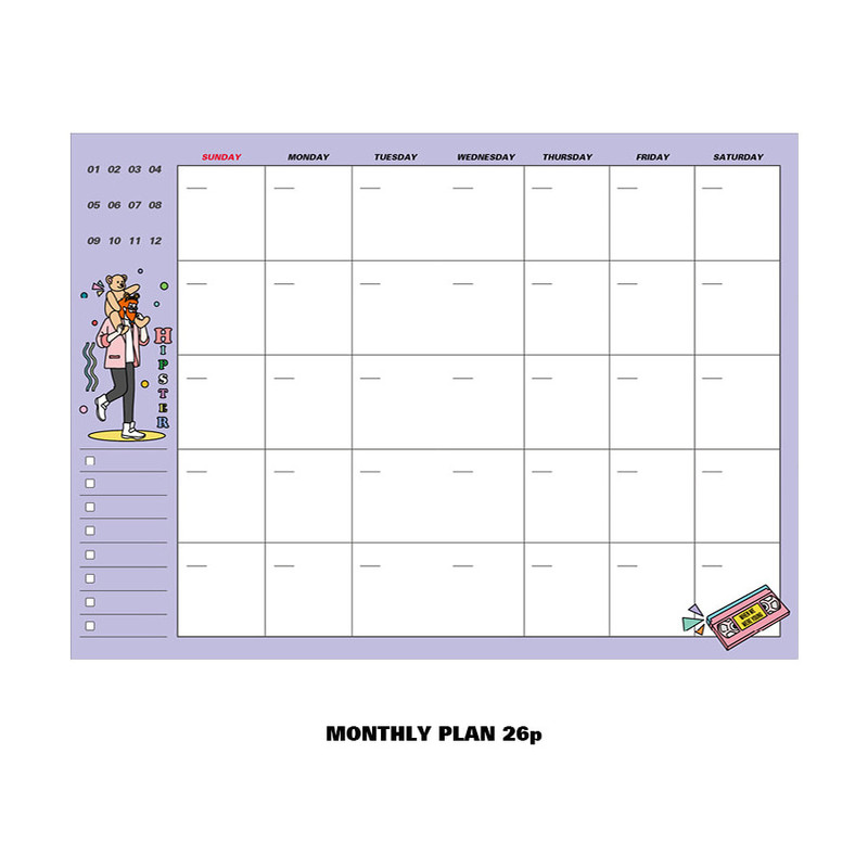 Monthly plan - Ardium Colorpoint like dateless monthly planner scheduler Monthly plan - Ardium Colorpoint like dateless monthly planner scheduler