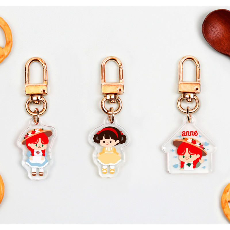 Bookfriends Alice and Anne acrylic keyring Bookfriends Alice and Anne acrylic keyring