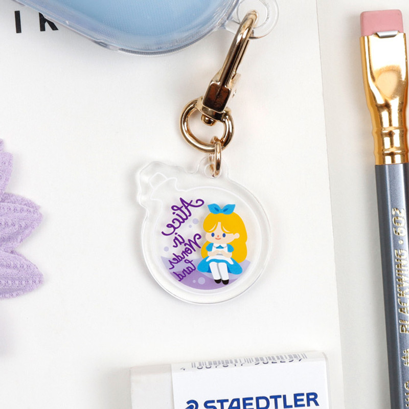 Bookfriends Alice and Anne acrylic keyring