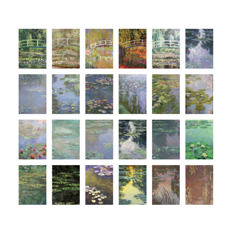 Pack of 48 stickers - NACOO Monet 2 Label Sticker Pack