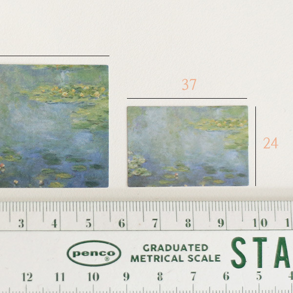 Mini Size - NACOO Monet 2 Mini Label Sticker Pack