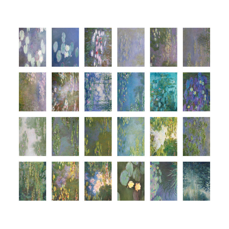 Pack of 96 sticker - NACOO Monet 2 Mini Label Sticker Pack