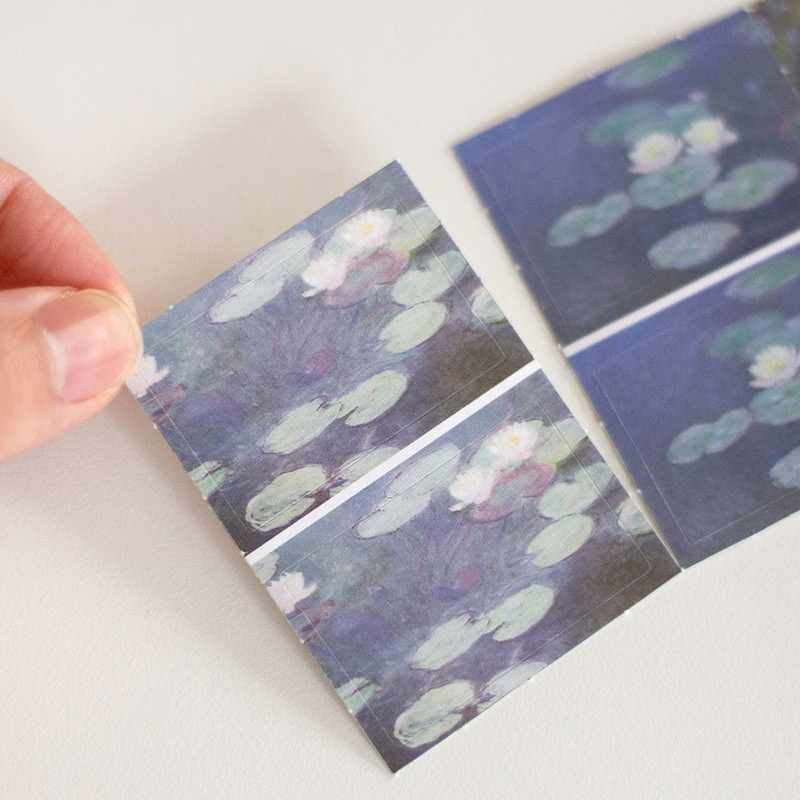 Easy tear off - NACOO Monet 2 Mini Label Sticker Pack