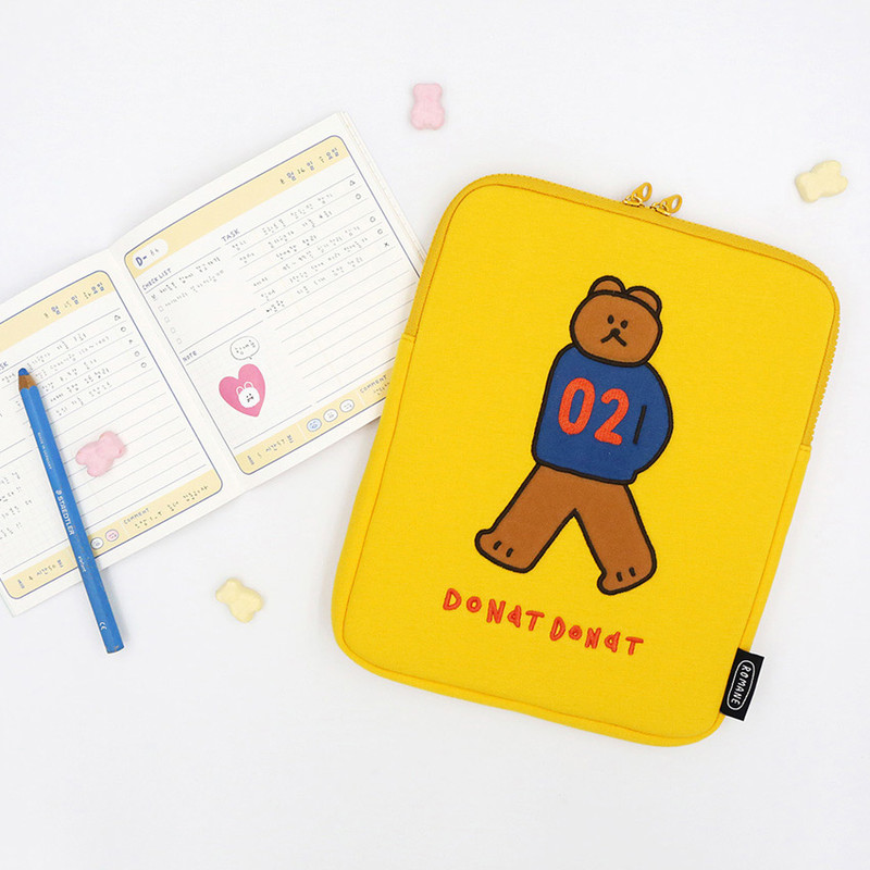 Donat Donat bear iPad tablet PC 11 inches sleeve case Donat Donat bear iPad tablet PC 11 inches sleeve case