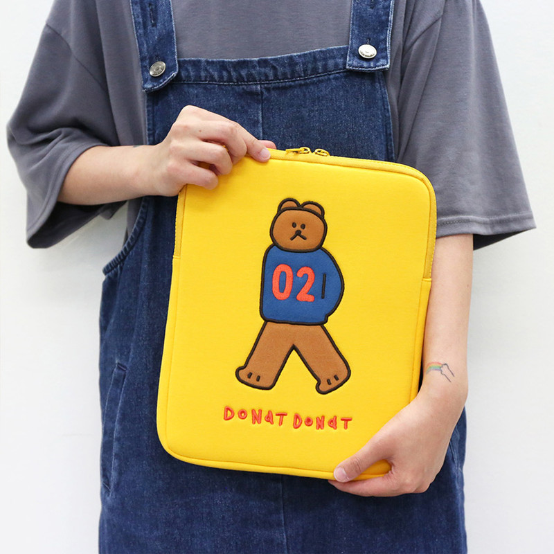 Donat Donat bear iPad tablet PC 11 inches sleeve case Donat Donat bear iPad tablet PC 11 inches sleeve case