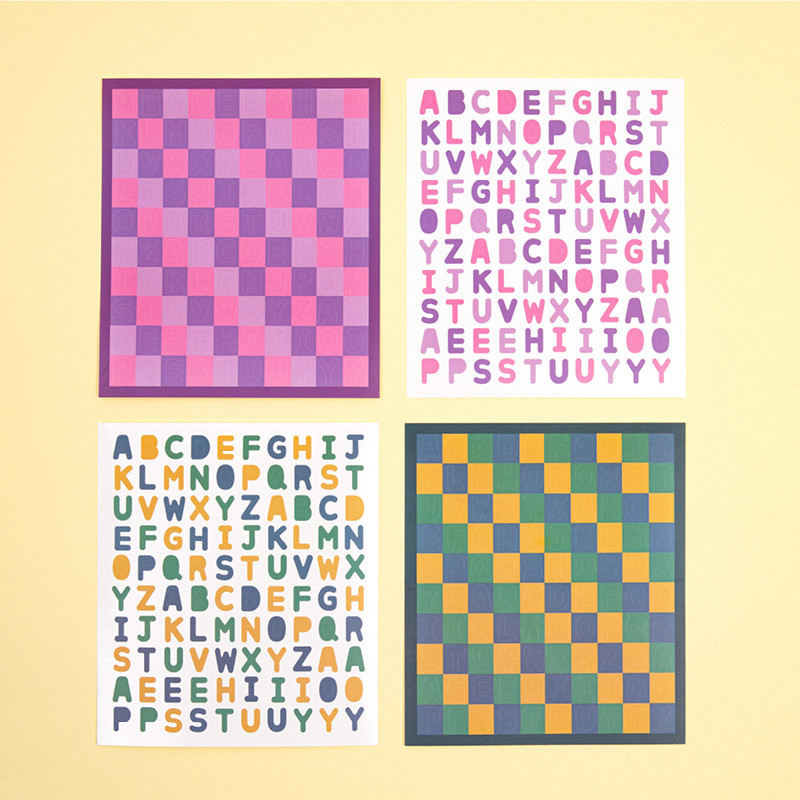 Detail of Ardium My Color upper case Alphabet sticker Detail of Ardium My Color upper case Alphabet sticker