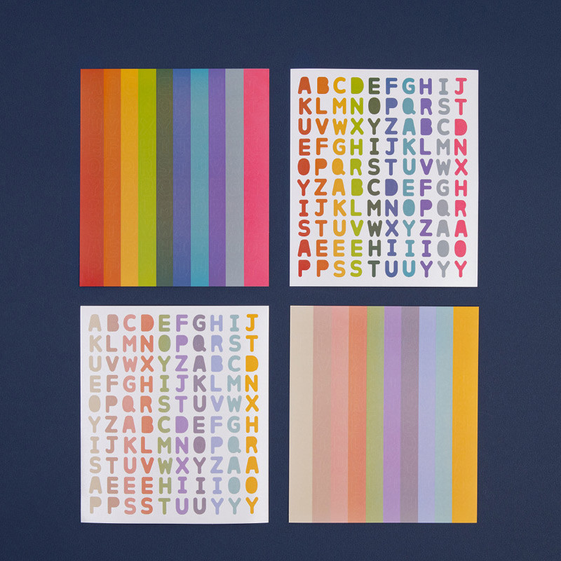 Detail of Ardium My Color upper case Alphabet sticker Detail of Ardium My Color upper case Alphabet sticker