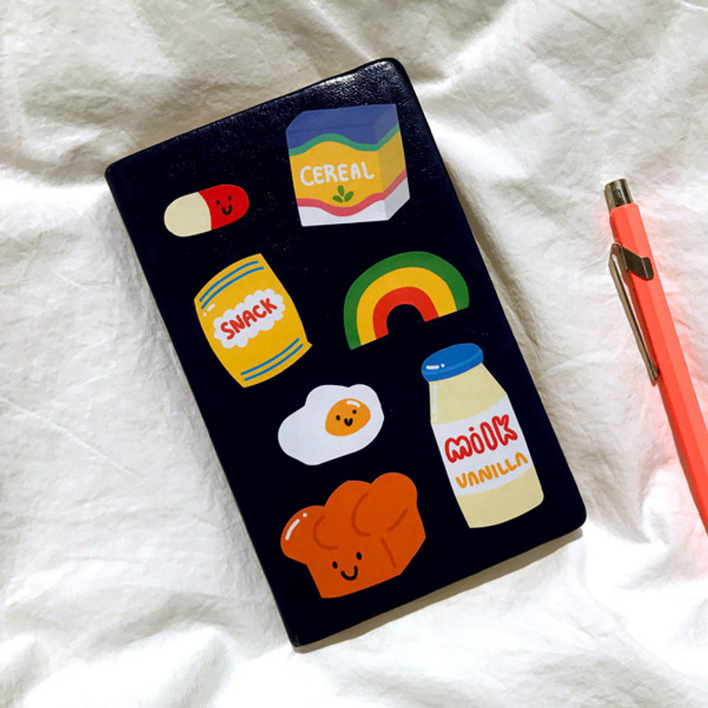 Usage example - Design comma-B Big deco paper sticker