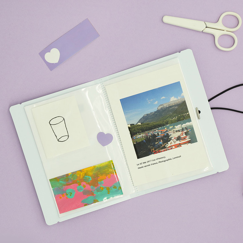 Usage example - ROMANE Donat Donat small and photo pocket folder album