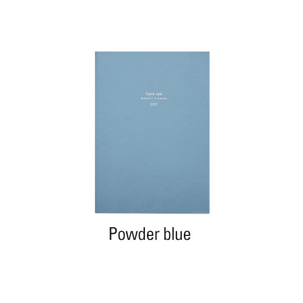 Powder Blue - Antenna Shop 2021 Table talk A5 dated weekly diary planner