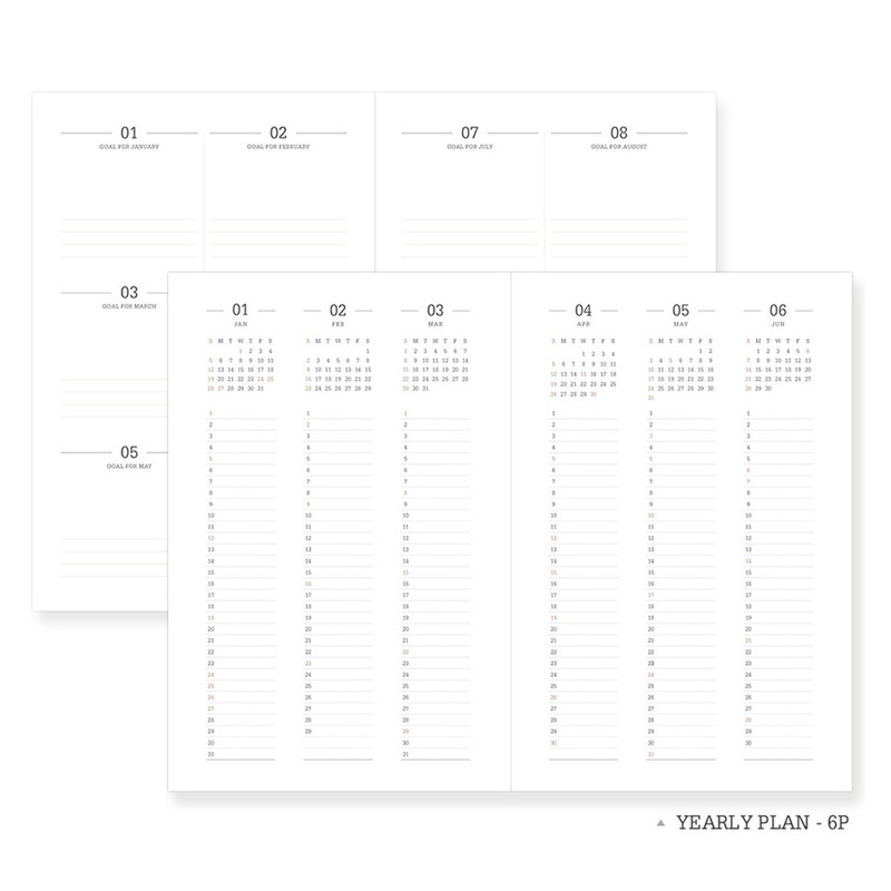 Yearly plan - Indigo 2021 Official soft dated weekly diary planner