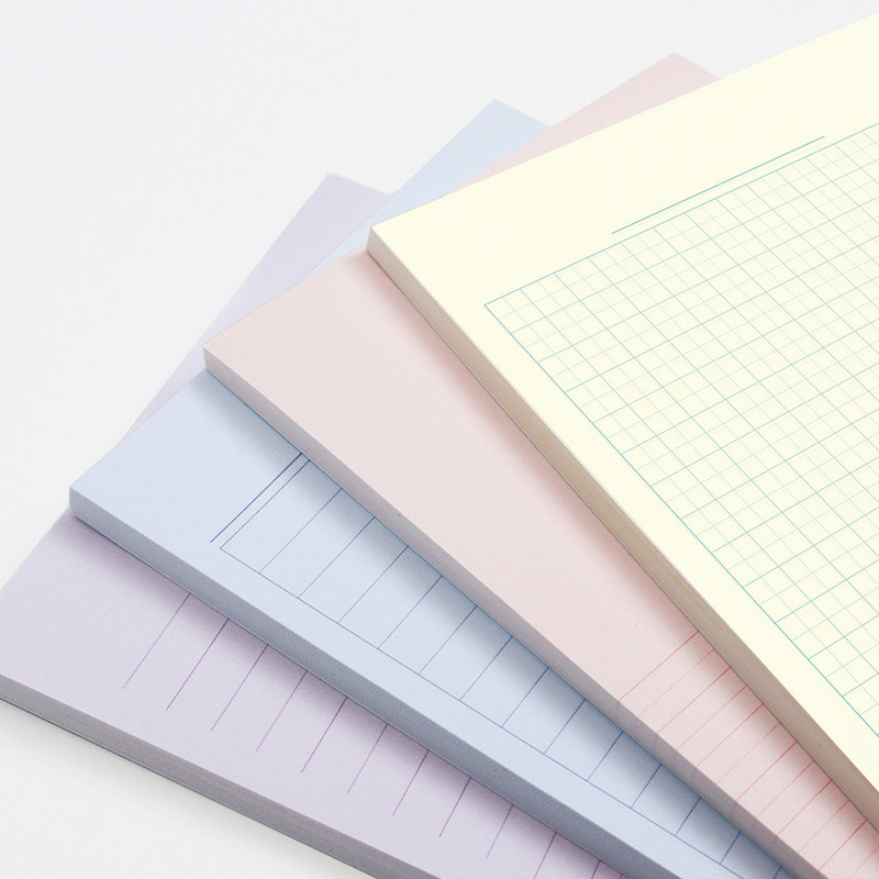 Bookfriends Colored A6 memo writing pads Bookfriends Colored A6 memo writing pads