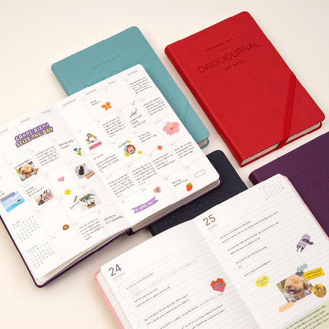 Usage example - Ardium 2021 365 days medium dated daily journal diary