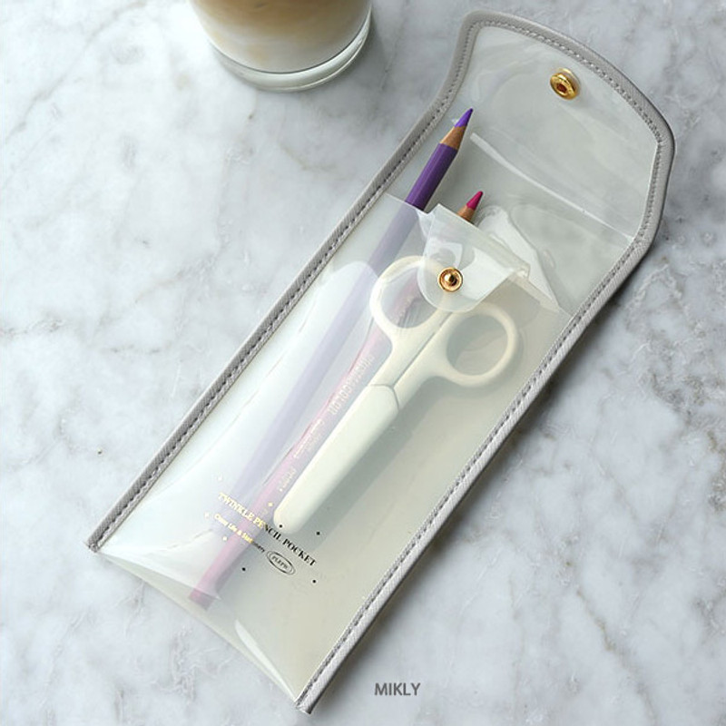 Milky - Play Obje Twinkle translucent PVC pencil case pouch Milky - Play Obje Twinkle translucent PVC pencil case pouch