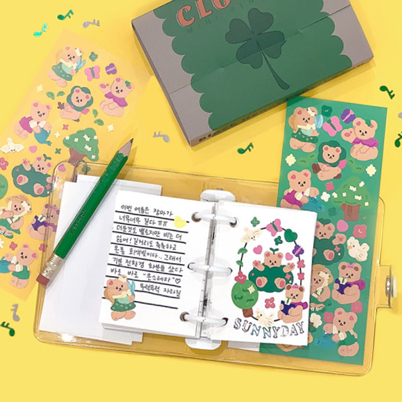 Usage example of Second Mansion Juicy bear removable sticker seal 25-30