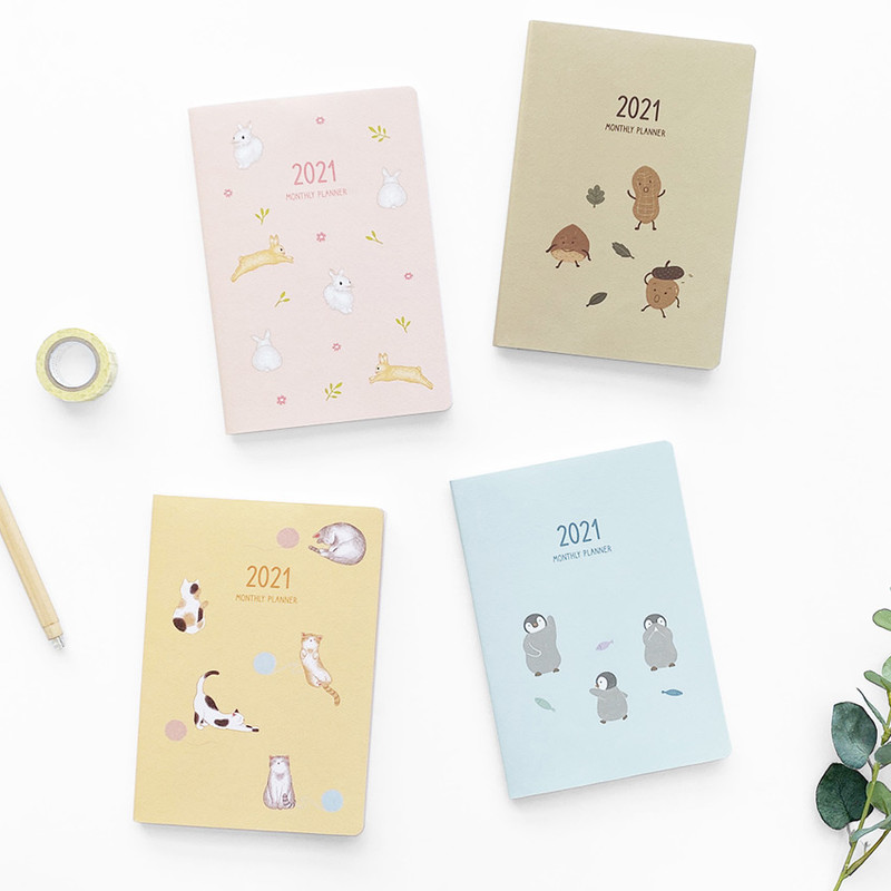 O-CHECK 2021 Spring come dated monthly planner scheduler