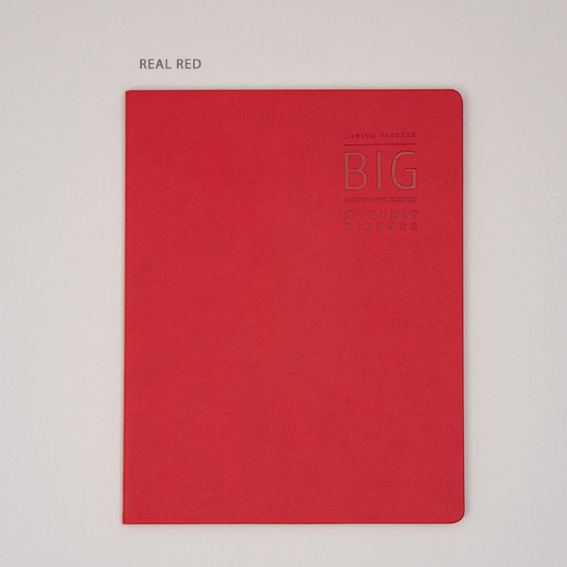Real Red - Ardium 2021 Premium big dated monthly planner scheduler Real Red - Ardium 2021 Premium big dated monthly planner scheduler