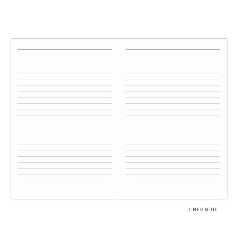 Lined note - Indigo 2021 Official small dated monthly planner scheduler