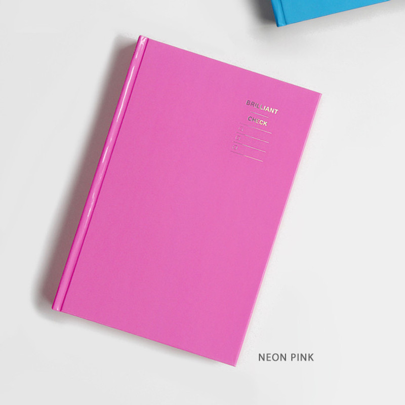Neon Pink - GMZ Brilliant dateless monthly planner scheduler Neon Pink - GMZ Brilliant dateless monthly planner scheduler