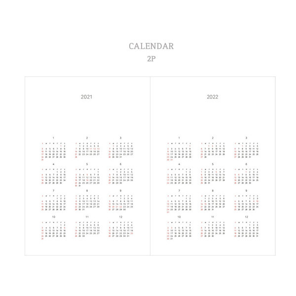 Calendar - Dash And Dot 2021 Moon large dated weekly diary planner