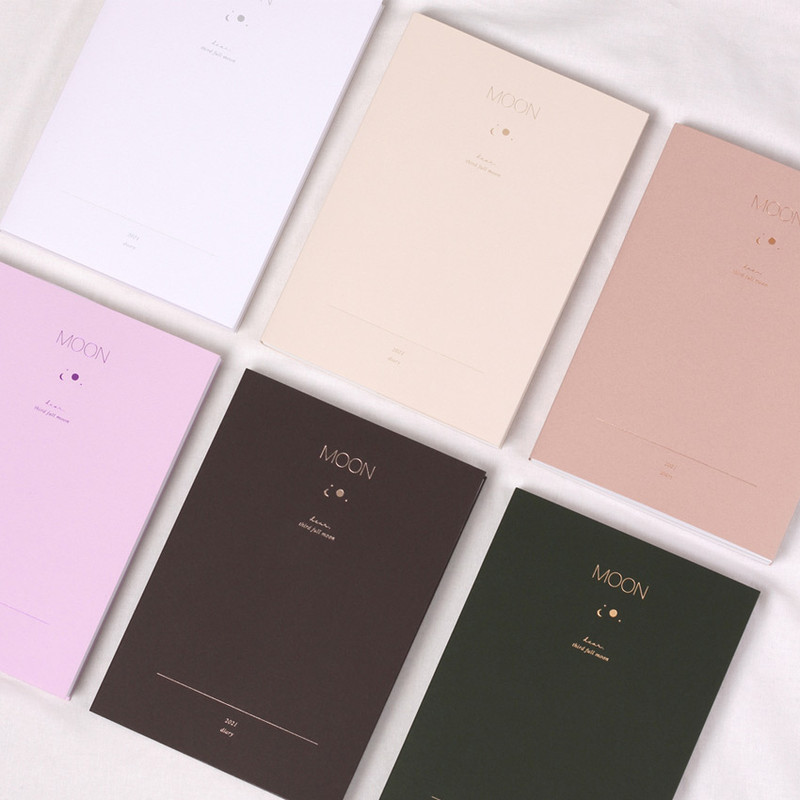 Dash And Dot 2021 Moon large dated weekly diary planner