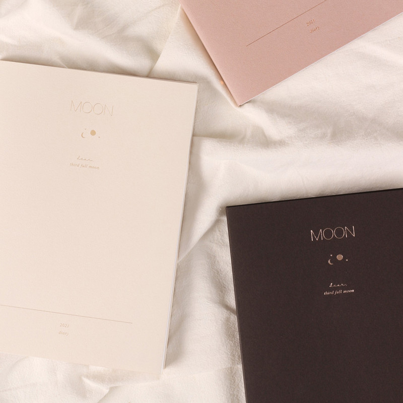 Dash And Dot 2021 Moon large dated weekly diary planner