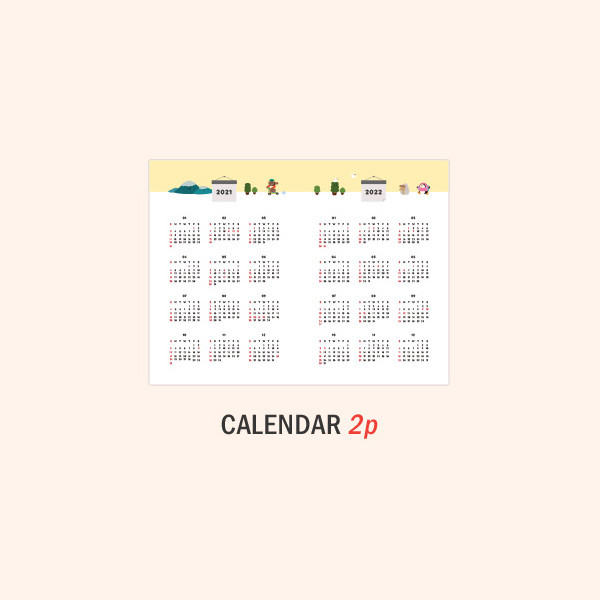 Calendar - ICONIC 2021 Witty dated weekly diary planner