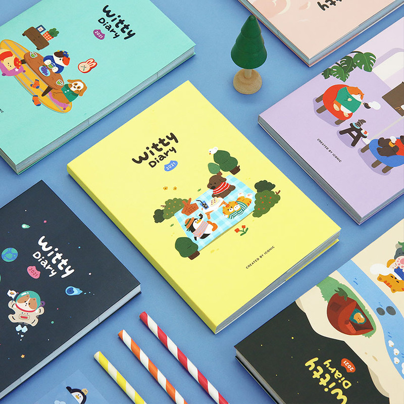 ICONIC 2021 Witty dated weekly diary planner