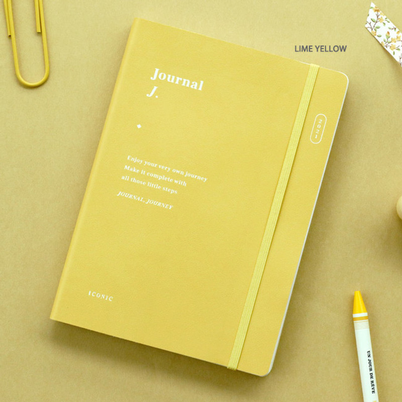 Lime Yellow - ICONIC 2021 Journal Journey dated weekly diary planner Lime Yellow - ICONIC 2021 Journal Journey dated weekly diary planner
