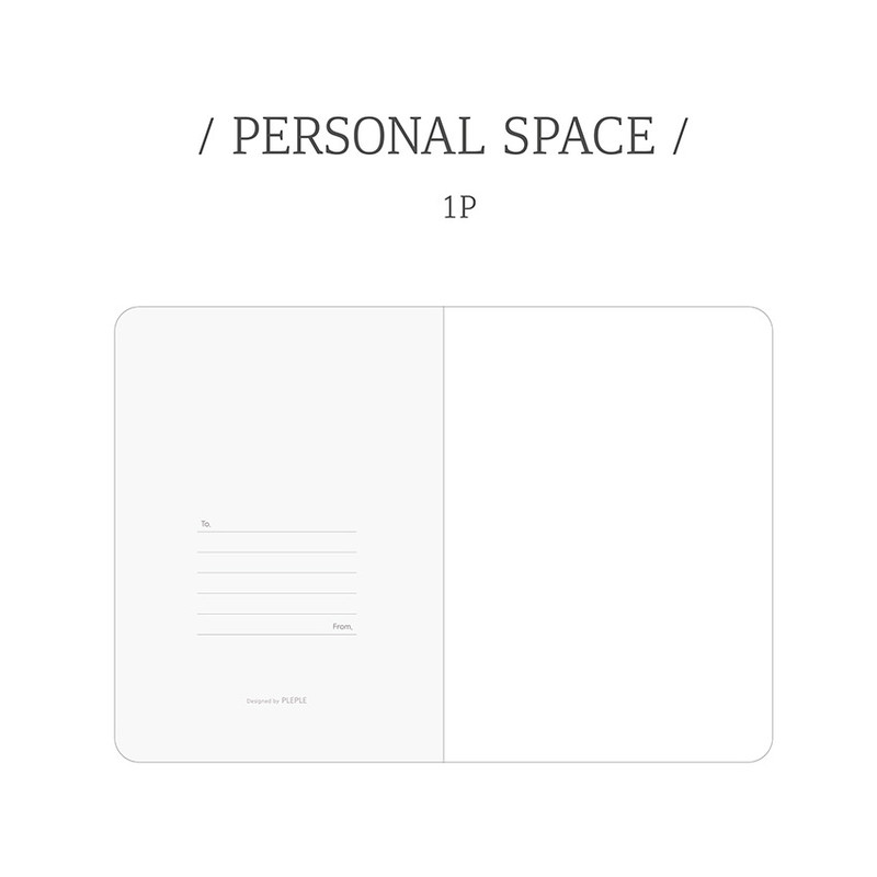 Personal data - PLEPLE 2021 With U dated weekly planner scheduler