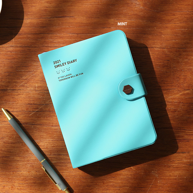 Mint - Monopoly 2021 Smiley dated daily diary with tray