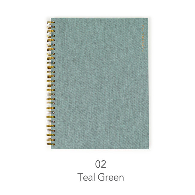 Teal Green - PAPERIAN Standard B5 dateless weekly diary planner