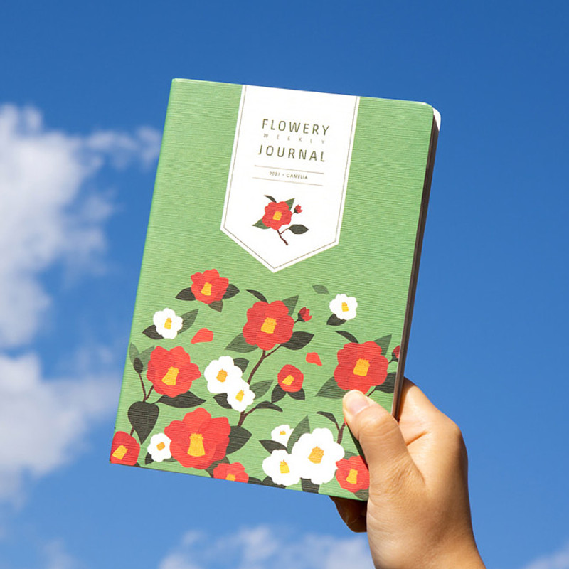 Ardium 2021 Flower dated weekly diary planner Ardium 2021 Flower dated weekly diary planner