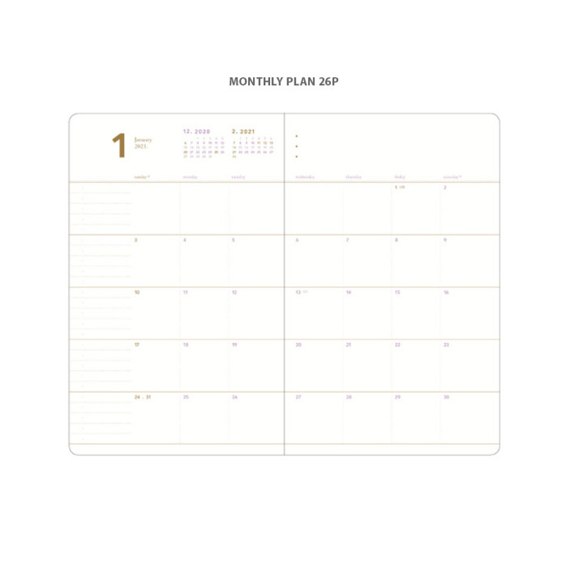 Monthly plan - 2021 Notable memory medium dated weekly planner Monthly plan - 2021 Notable memory medium dated weekly planner