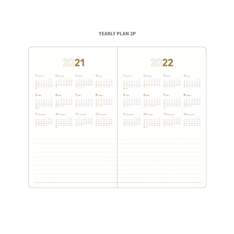 Yearly plan - 2021 Notable memory medium dated weekly planner Yearly plan - 2021 Notable memory medium dated weekly planner