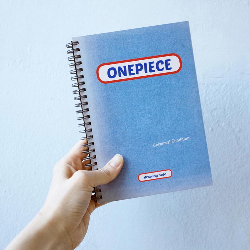 A5 Size - UNIVERSAL CONDITION French blue wirebound blank notebook