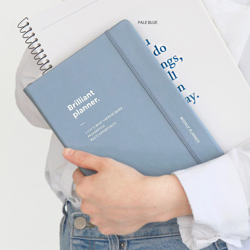 Pale Blue - ICONIC 2021 Brilliant dated weekly diary planner