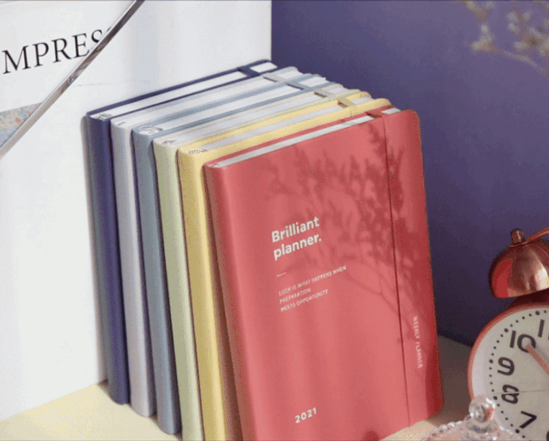 Usage example - ICONIC 2021 Brilliant dated weekly diary planner