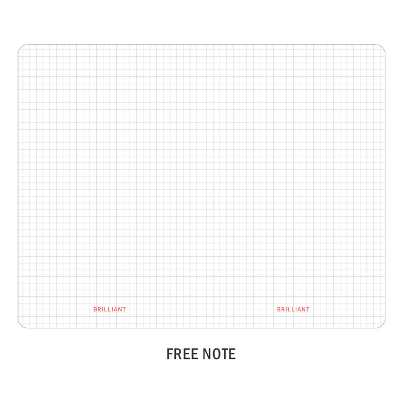 Free note - ICONIC 2021 Brilliant dated daily diary planner