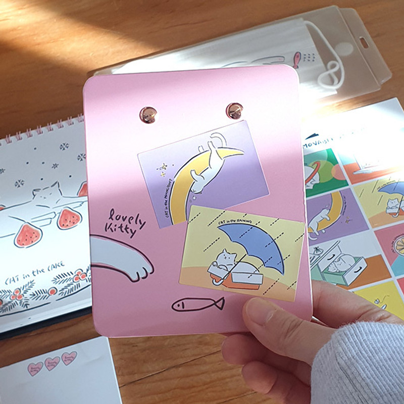 Usage example - N.IVY Lovely kitty removable sticker set Usage example - N.IVY Lovely kitty removable sticker set