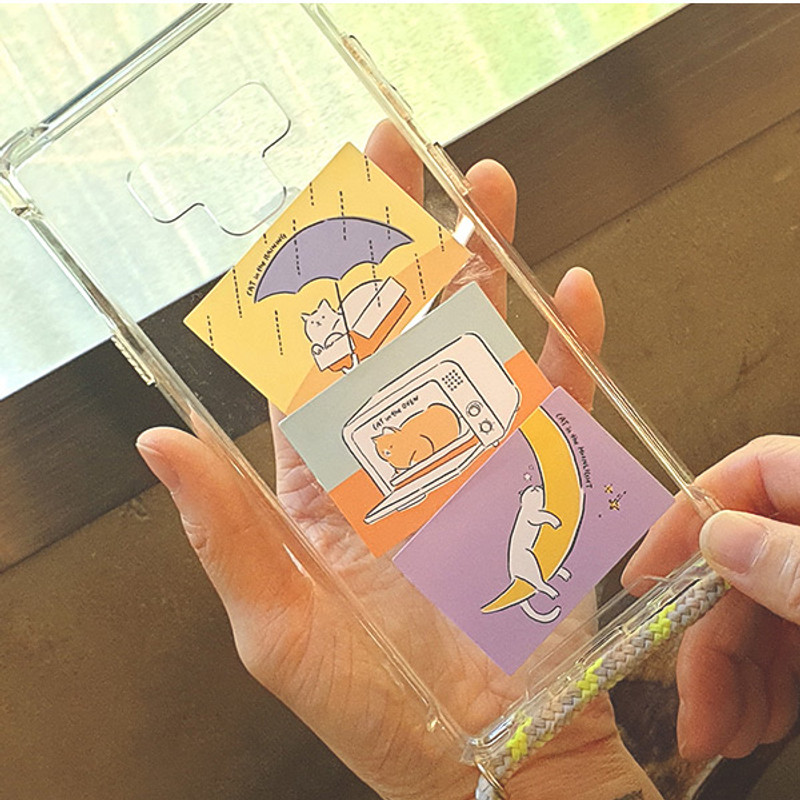 Usage example - N.IVY Lovely kitty removable sticker set Usage example - N.IVY Lovely kitty removable sticker set