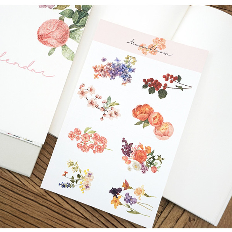 N.IVY Merci bloom removable sticker set N.IVY Merci bloom removable sticker set