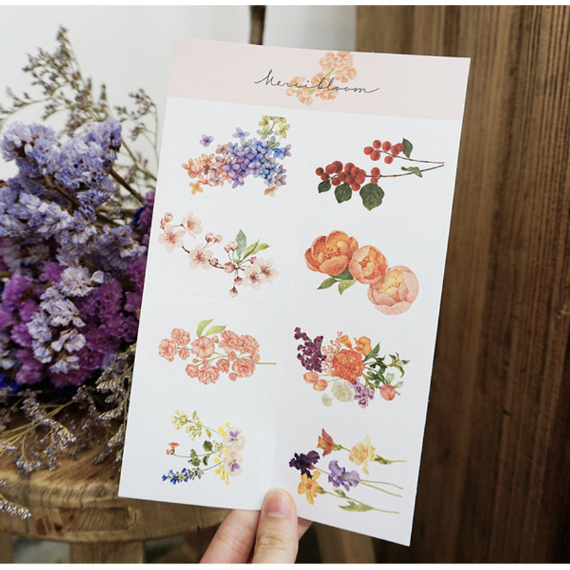 N.IVY Merci bloom removable sticker set N.IVY Merci bloom removable sticker set