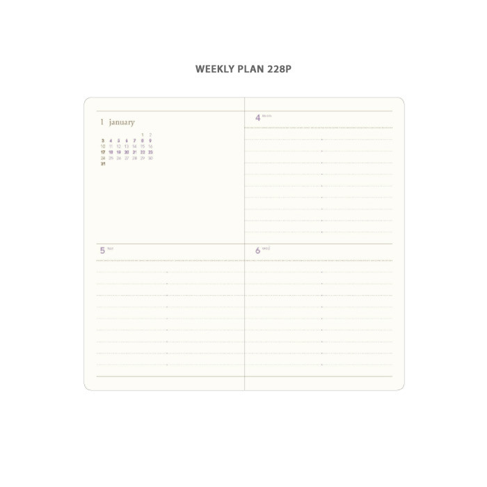 Weekly plan - Byfulldesign 2021 Making memory handy dated weekly planner