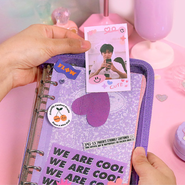 Second Mansion Highteen A6 6-ring dateless weekly diary