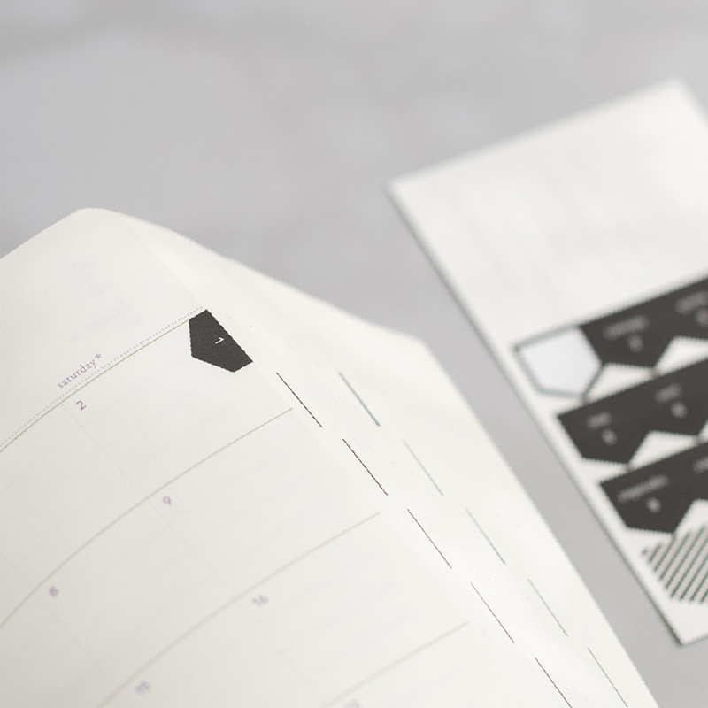 Index sticker - 2021 Making memory medium dated weekly planner