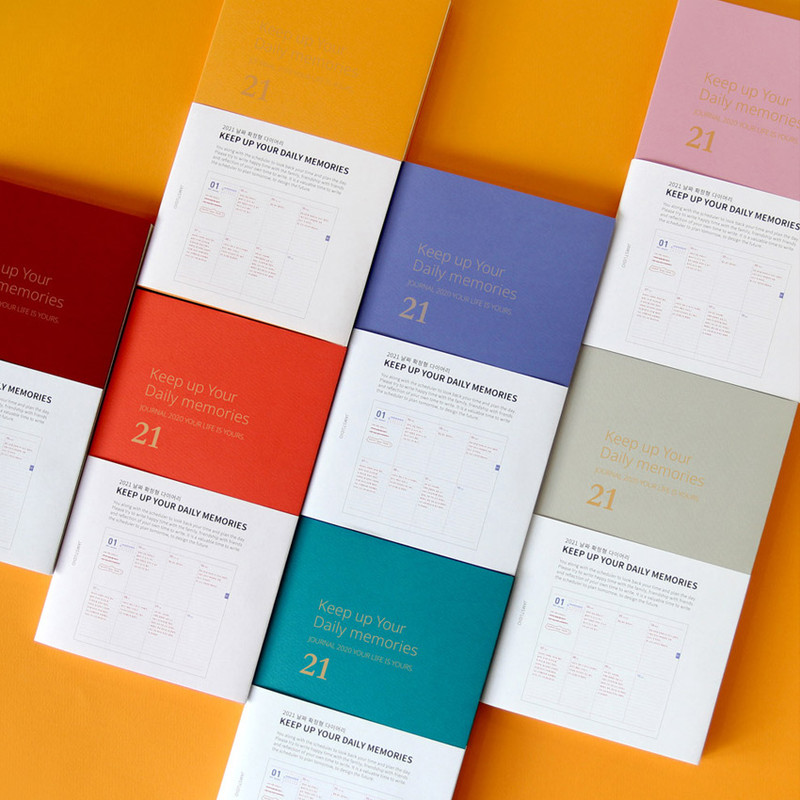 Jam Studio 2021 One fine day dated weekly diary planner