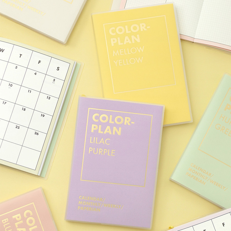PAPERIAN 2021 Color plan dated weekly diary planner